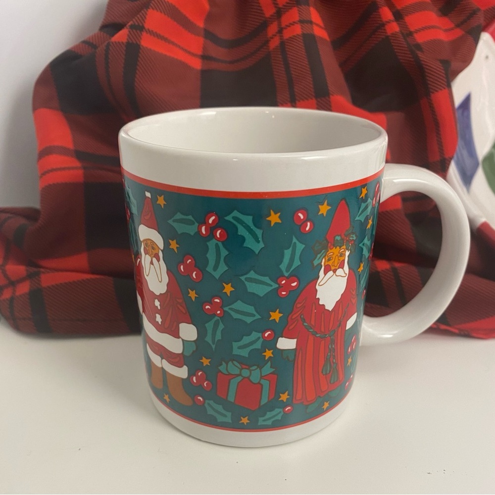 Vintage Riviera Van Beers Christmas Santa Mug – Signature Housewares Stoneware